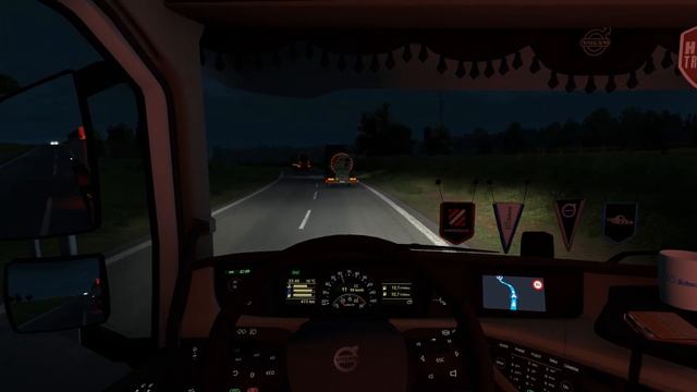 Driving in the Night | ETS2 1.38 Beta | VOLVO FH 460 | Dortmund - Amsterdam смотреть онлайн