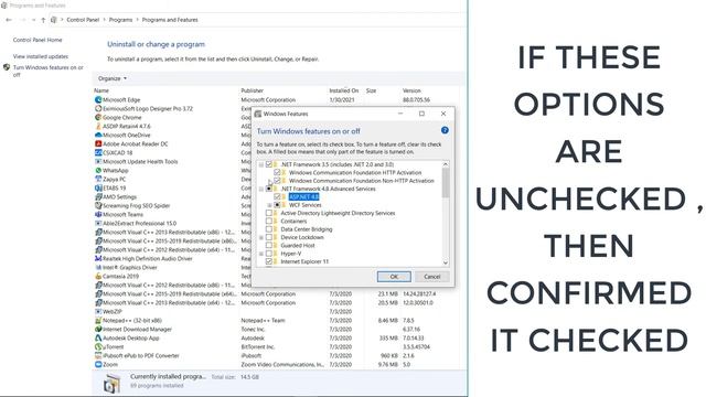 2021 Framework net issue resolved Enable Windows feature | .net framework already installed error смотреть онлайн