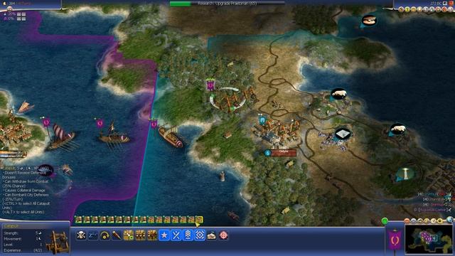 Conquest of Athens - RISE OF ROME SCENARIO - CIVILIZATION 4 Warlords - Part 2 смотреть онлайн