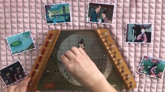??Reflection Mulan Lap Harp ??Кто эта девушка Мулан ноты для гуслей Перепелочка цимбал