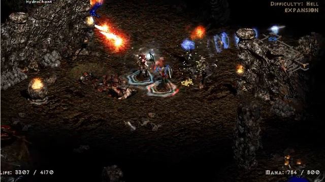 Diablo 2 Hardcore Hammerdin Halls Of Vaught Run смотреть онлайн
