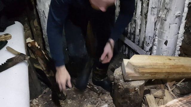 Лесная уютная ЗЕМЛЯНКА! Рыбалка ОБЕСПЕЧЕНА! Каша на печи, верстак в ПРОЦЕССЕ! смотреть онлайн