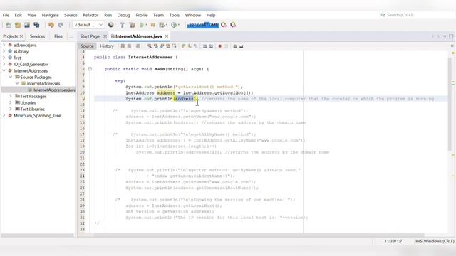 IP Address and Java InetAddress class - How to get IP Address from website Host Name with example смотреть онлайн
