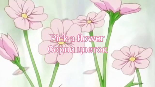Перевод этой песни ( Pick a flower 🌹 ) 🍒🌸 смотреть онлайн