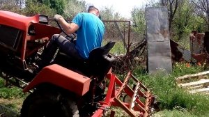 Перевозка самодельного трактора