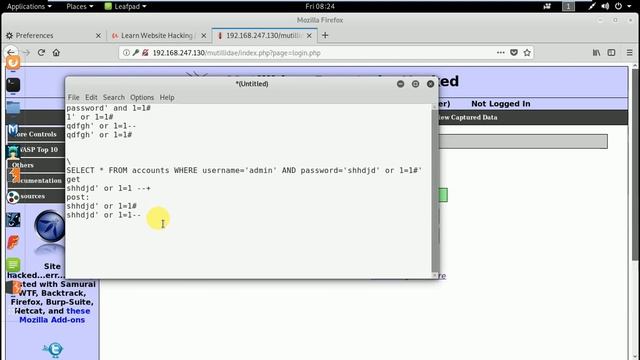 Preventing SQL injection in login page смотреть онлайн