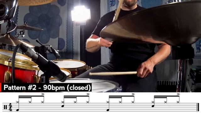 3 Hi Hat Patters EVERY Drummer Should Practice! | DRUM LESSON - That Swedish Drummer смотреть онлайн