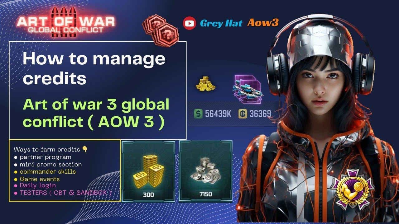 Art Of War 3: Global Conflict | Credits Management ( Tips & Tricks )