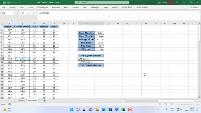 #8 Excel ka Gyan Course | Link in Excel, Website Link, Round off, Sum, Max, Min, Large Function смотреть онлайн