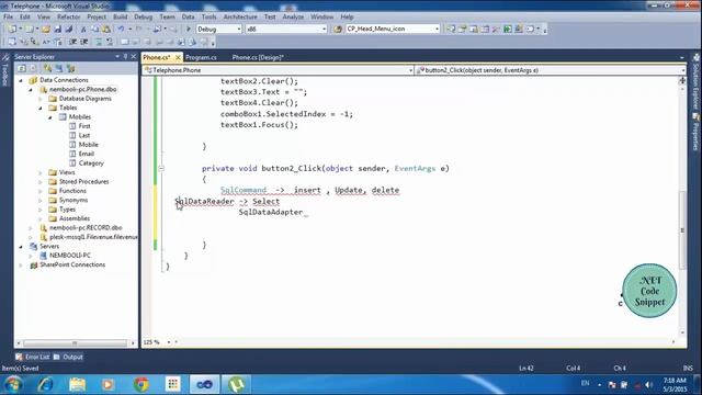 C#.NET : 4 - Phone Directory Project смотреть онлайн
