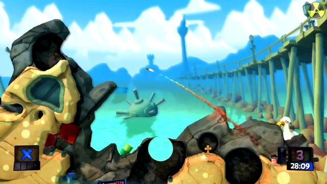 Worms Revolution: Mission 2 - Wave of Destruction (Campaign Walkthrough) смотреть онлайн