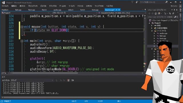 Breakoutを作ってみた 第8回「デモ画面」【プログラミング実況】 смотреть онлайн