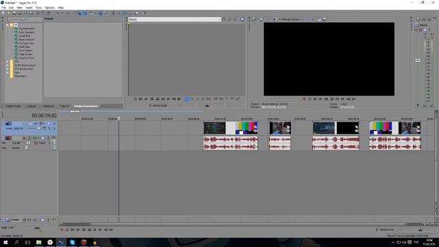 Как перенести несколько отрезков видео в Sony Vegas смотреть онлайн