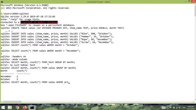 Group by and Having Create and Manage SQLite Databases From Scratch смотреть онлайн