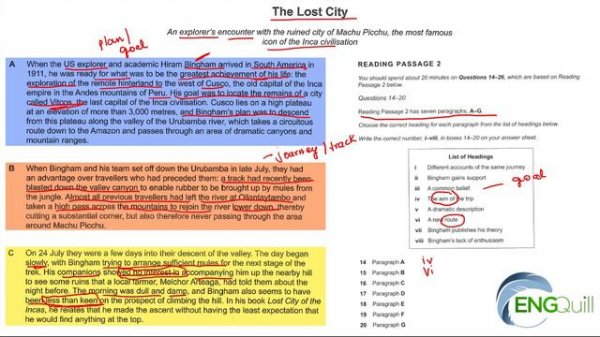 How to solve Matching Headings | IELTS Reading