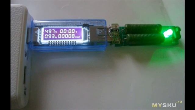 Usb тестер Keweisi Kws-v20(V,A,mAh,T-время) | #Обзор