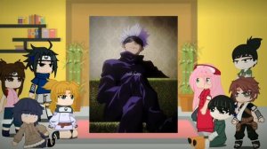 Naruto friends react to Naruto as Gojo
