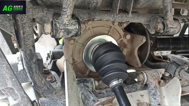 Замена заднего привода на CF Moto CFORCE 800 (X8)