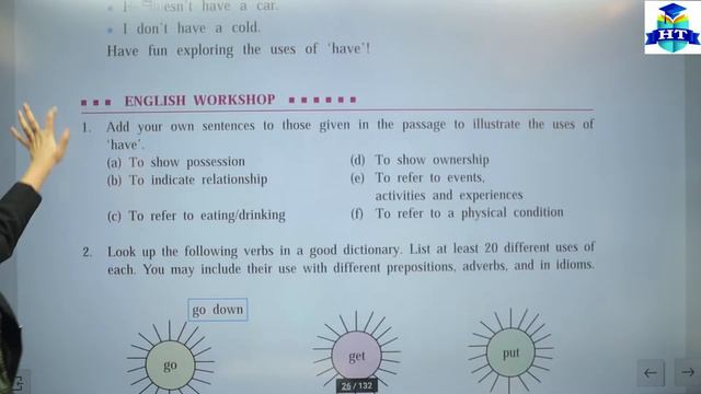 English | Class 9th | 1.4 Have you thought of the verb Have... | Full Explanation | By Preeti Miss смотреть онлайн