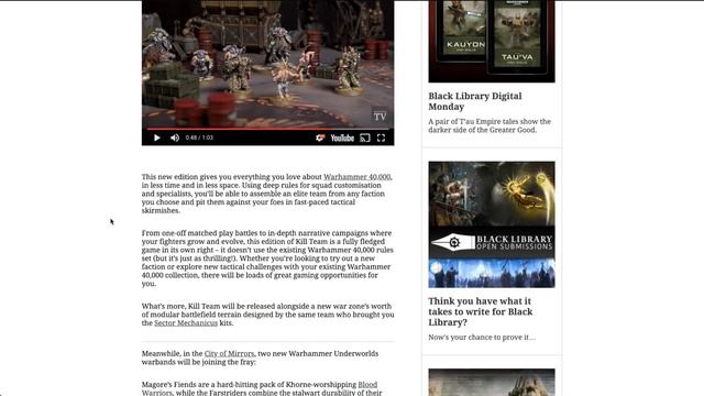 Warhammer 40K Kill Team, House Van Saar, and other GAMA News смотреть онлайн