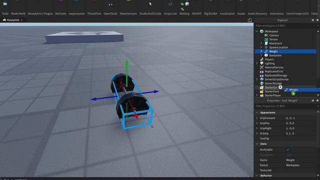 How to make a Lifting Simulator Tutorial Part 1 - Roblox Studio смотреть онлайн