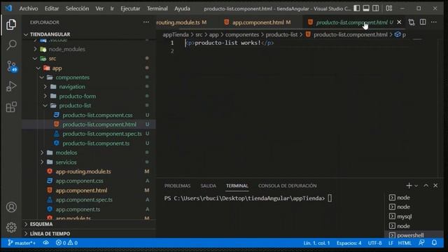 3.Creación de Lista general (front-end), obteniendo datos de MariaDB con Angular, Node y TypeScript смотреть онлайн