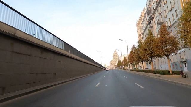 На машине по улицам Москвы. ЦАО
