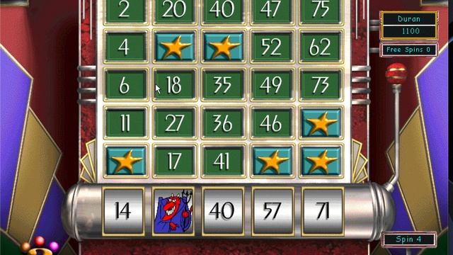 Classic Hasbro Invective's Slingo Gameplay