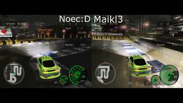 Drift Batle Noec:D vs Maikl3 NFS Underground 2 смотреть онлайн
