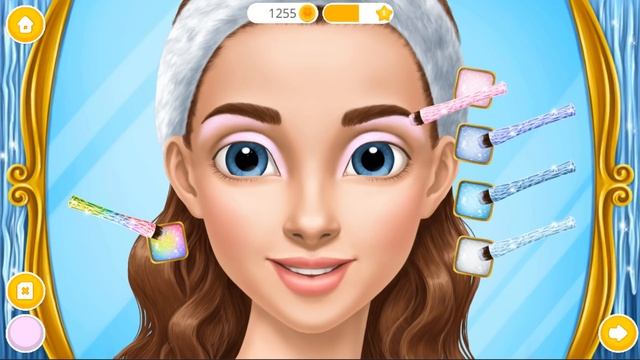 Makeup In Frozen Wonderland ❄ Princess Gloria Ice Salon Gameplay ? | TutoTOONS