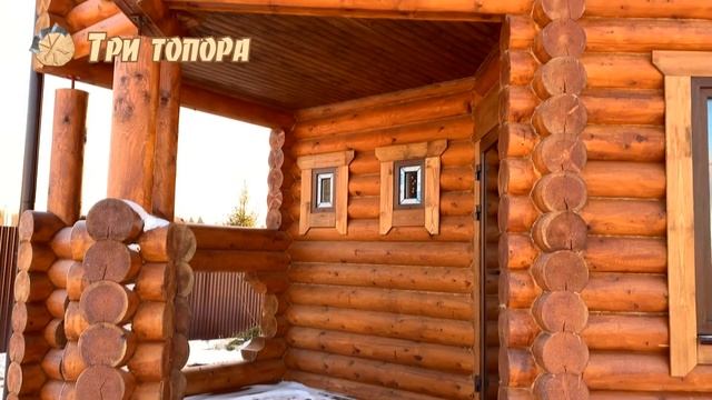 Сдали дом из оцилиндрованного бревна заказчику смотреть онлайн