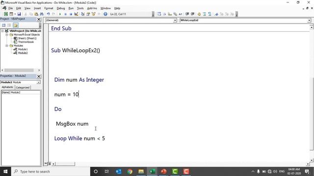 VBA Do While Loop Examples | Excel VBA Tutorial in Hindi смотреть онлайн
