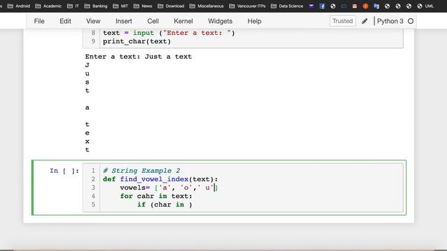 String Example 2 - Fundamentals of Software Development with Python смотреть онлайн