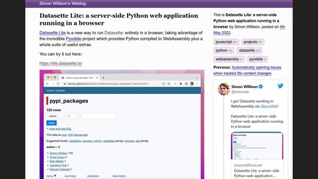 Use Python in the Browser - No Server required! PyScript with Pyodide. by Anaconda. смотреть онлайн