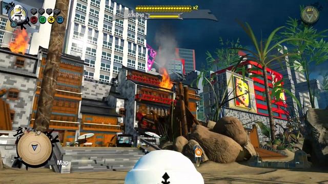 Nya & Zane Open World Free Roam Gameplay - The LEGO Ninjago Movie Video Game смотреть онлайн