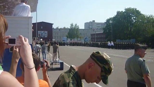 Присяга ПАИИ, Пенза, 24 июля 2010 год, Торжественный марш с песней!!! смотреть онлайн