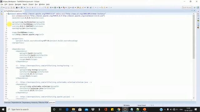 How To Call testng.xml File From pom.xml File | How To Run Test Cases Using pom.xml File In Eclipse смотреть онлайн