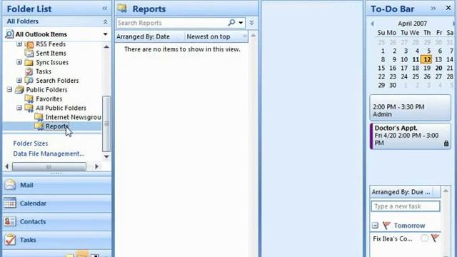 Outlook 2010 Tutorial Creating Public Folders Microsoft Training Lesson 10.1 смотреть онлайн