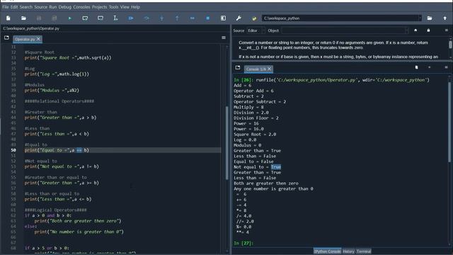 Python Operators (Mathematical/Arithmetic/Relational/Logical/Assignment operators). Pulkit Pedia!. смотреть онлайн