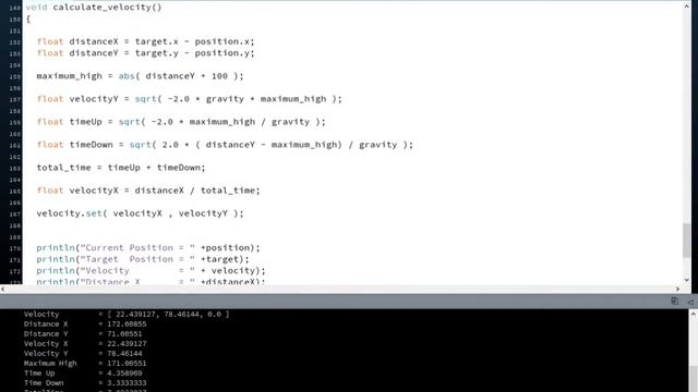Processing Java ( Position - Velocity - Acceleration ) смотреть онлайн
