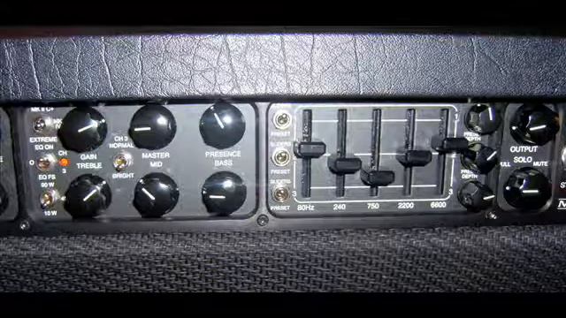 Mesa Boogie Mark V channel 3 (mark iv mode) demo смотреть онлайн