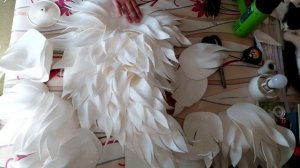 Мастер класс панно лебедь 5 часть