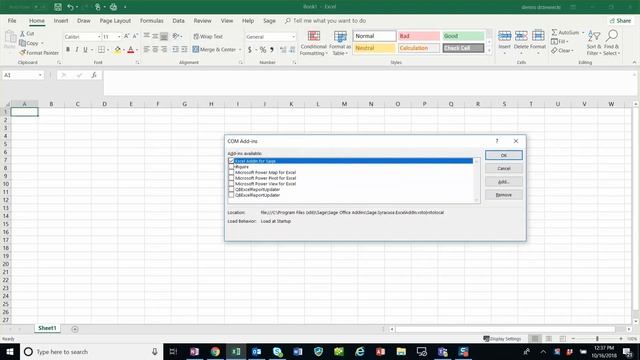 Sage X3 excel addin Enterprise Management смотреть онлайн