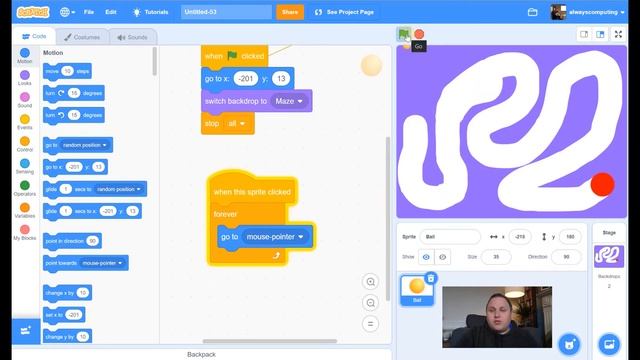 Scratch Follow-a-long Guide: Mouse Maze Game смотреть онлайн