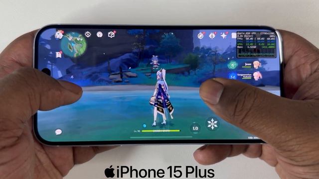 Best GAMING Phone!? iPhone 15 Plus Genshin Impact FPS Gaming Test смотреть онлайн