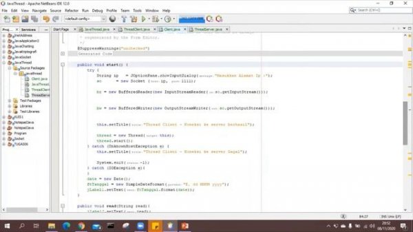JAVA THREAD - JAM ONLINE