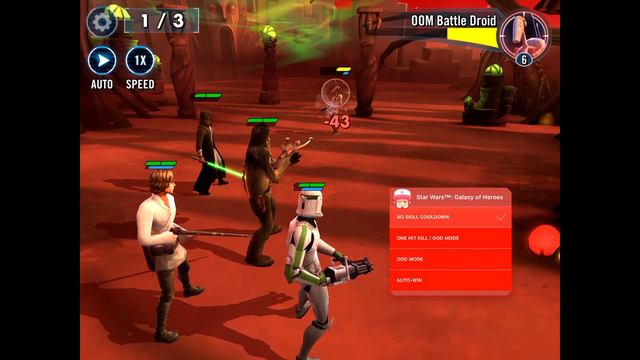 Star Wars Galaxy of Heroes God Mode & More Mod Menu Hack iOSGods com смотреть онлайн