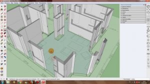 SketchUp: Как из 2D плана квартиры сделать 3D модель?