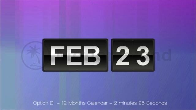 4 Calendar Flipping Animation - After Effects Project смотреть онлайн