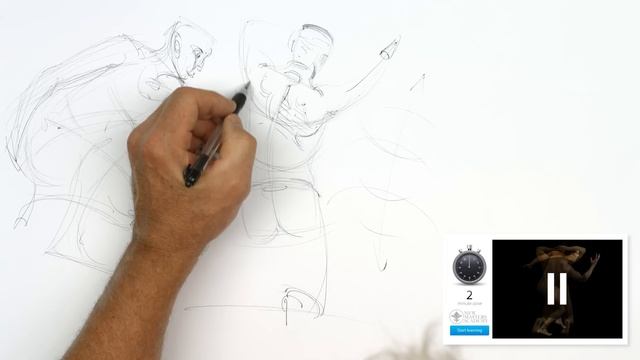 Timed Model Drawing Session 2 // Instructor: Steve Huston смотреть онлайн